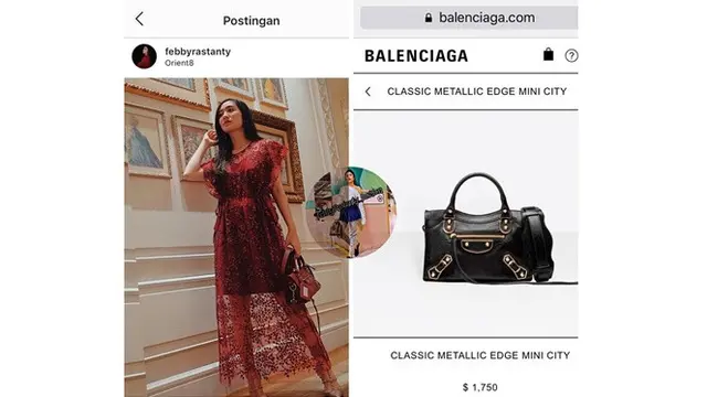 6 Koleksi Tas Febby Rastanty di Atas Rp 20 Juta, Elegan dan Stylish