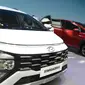 PT Hyundai Motors Indonesia (HMID) meluncurkan Hyundai Stargazer X dalam ajang Gaikindo Indonesia International Auto Show (GIIAS) 2023 hari ini, Kamis, 10 Agustus 2023. (Liputan6.com/Angga Yuniar)