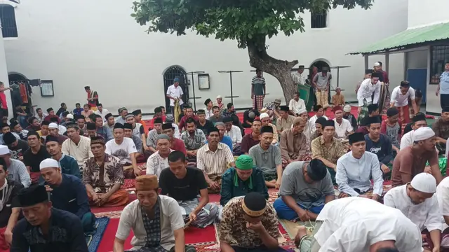 Suasana Doa Bersama WBP Rutan Serang Untuk Eril, Putra Sulung Ridwan Kamil. (Jumat, 03/06/20220). (Dokumentasi Rutan Serang).