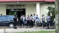 Pasca-Bentrok TNI-Polri, Anggota Brimob Diungsikan ke Polda Riau