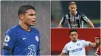 Thiago Silva menjadi menjadi salah satu pemain tertua di Liga Inggris pada musim 2020/2021. Selain Silva ternyata ada beberapa pemain tua lainnya yang tercatat bermain di Liga Inggris musim ini. Berikut Thhiago Silva dan 5 pemain tertua di Liga Inggris musim ini. (kolase foto AFP)