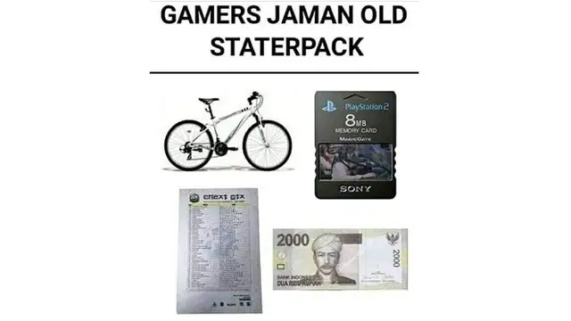 6 Starter Pack Anak Zaman Dahulu Ini Bikin Nostalgia (sumber: Instagram.com/receh.id)