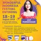 Uut Permatasari menjadi bintang tamu utama dalam Wonderful Indonesia Festival, 18 - 19 Agustus 2018 di Entikong.