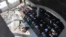 Menurut Kementerian Wakaf dan Urusan Agama Palestina, serangan Israel sejak Okrober 2023 telah menghancurkan setidaknya 960 masjid di Gaza, baik seluruhnya maupun sebagian, serta merusak lebih dari 200 masjid lainnya. (Omar AL-QATTAA/AFP)