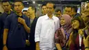 Presiden Joko Widodo saat menghadiri acara bertajuk "Young On Top NationalConference (YOTCN) di Balai Kartini, Jakarta, Sabtu (25/8). Acara ini dihadiri sebagian besar anak muda. (Liputan6.com/Pool/Ist)