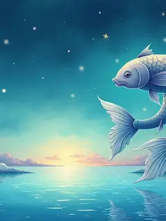 logo ramalan zodiak pisces (sumber: AI generated)