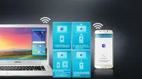 Pengguna bisa melakukan mirroring smartphone Samsung miliknya ke laptop/tablet merek apapun dengan SideSync.