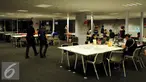 Jelang dimulainya perhelatan Sea Games 2015 Singapura, pihak penyelenggara terus berbenah. Tampak, suasana Main Press Centre (MPC) yang terletak di Gate 18 National Stadium Singapura, Senin (1/6/2015). (Liputan6.com/Helmi Fithriansyah)
