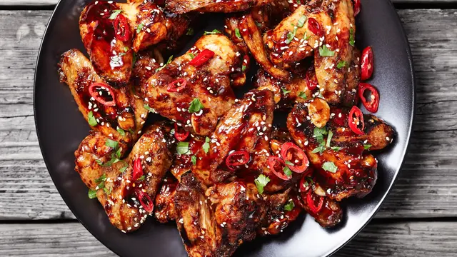 sayap ayam lada hitam