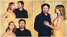 Foto kolase saat Casey Affleck dan Caylee Cowan tiba untuk amfAR Gala Los Angeles 2022 di Pacific Design Center, West Hollywood, California, Amerika Serikat, 3 November 2022. (Robyn BECK/Matt Winkelmeyer/Getty Images for amfAR/AFP)