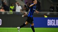 Gelandang Inter Milan Nicolo Barella. (MIGUEL MEDINA / AFP)