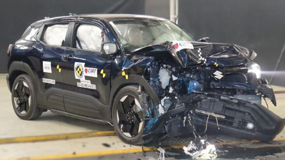 Maruti Suzuki eVitara Sabet Bintang 5 dalam Uji Tabrak