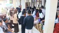 Pekan kuliner ramah lingkungan oleh siswa SMAN 1 Jampangtengah, Kabupaten Sukabumi (Liputan6.com/Fira Syahrin).