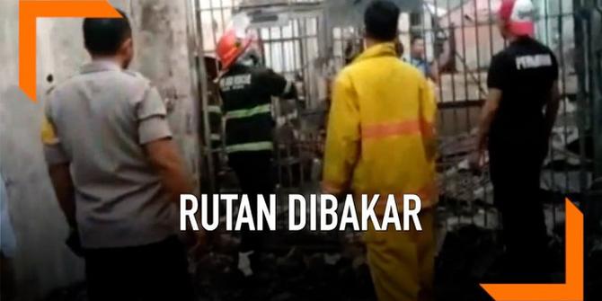 VIDEO: Detik-Detik Rutan Siak Riau Dibakar Narapidana