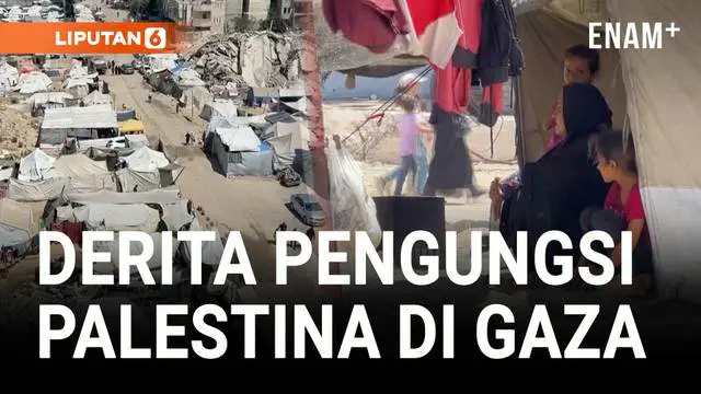 VIDEO: Tragedi Kemanusiaan, Potret Pilu Pengungsian Massal di Gaza