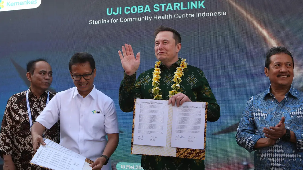 Elon Musk Tanda Tangani Mou Peluncuran Starlink