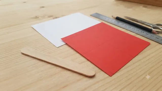 Cara Membuat Bendera Mini dari Stik Es Krim Bekas