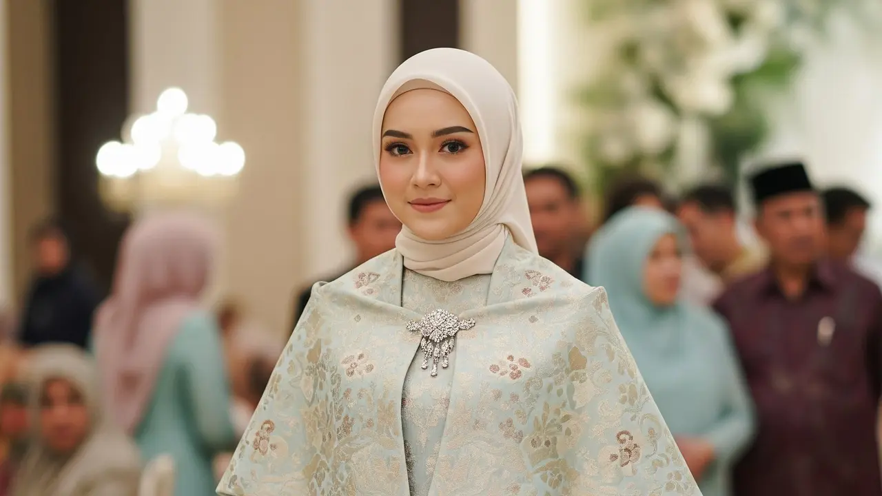 Brokat Cape Warna Pastel