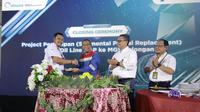 PT Elnusa Tbk (ELSA) turut berperan aktif dalam Proyek Penyisipan (Segmental Partial Replacement) Main Oil Line XAP ke MGS Balongan. (Foto: Elnusa)