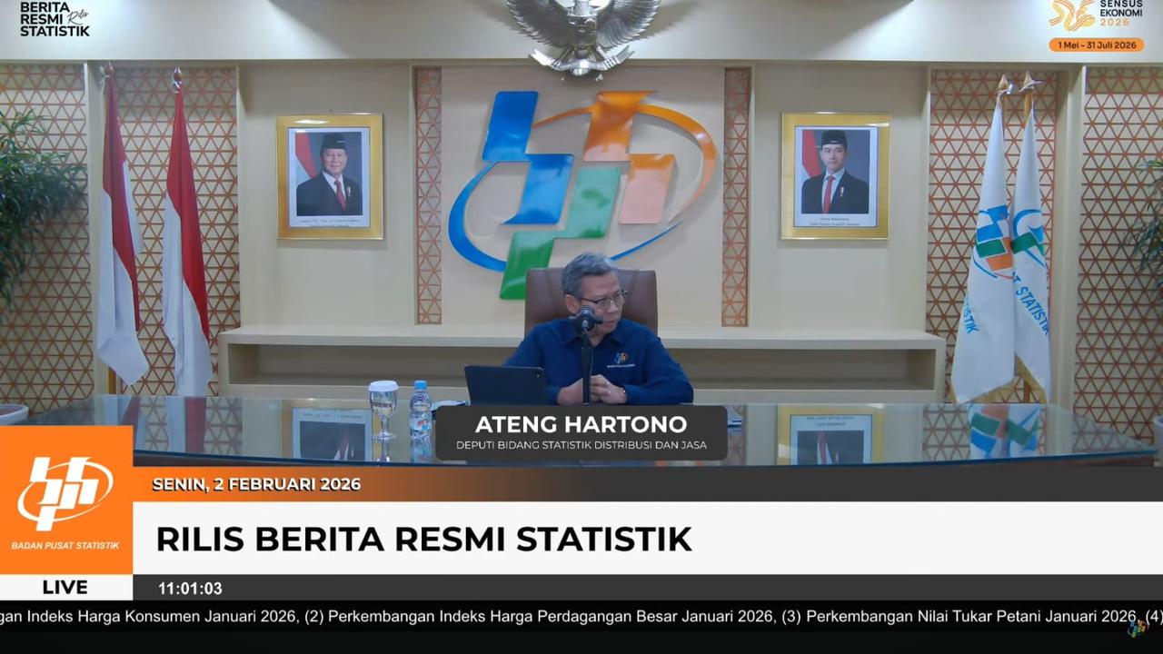 BPS: Januari 2026 Alami Deflasi, Tapi Emas Masih Jadi Primadona