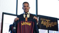 Arthur Melo dianggap sebagai suksesor Andres Iniesta di skuat Barcelona. (doc. Barcelona FC)