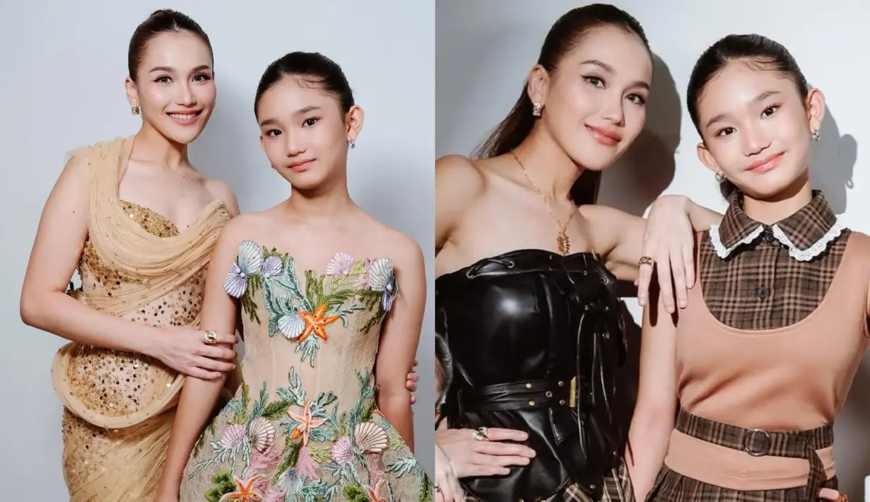 Ayu Ting-Ting dan Bilqis jadi salah satu pasangan ibu-anak yang kerap terlihat kompak. Kali ini, keduanya kompak manggung di sebuah acara yang menampilkan pinang dibelah dua [@ayutingting92]