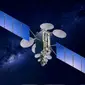 Satelit Lockheed Martin A2100 yang menjadi platform satelit Telkom-1. (Sumber Lockheed Martin)