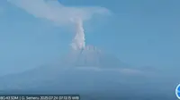 Gunung Semeru kembali erupsi, tinggi letusan capai 1 kilometer (Istimewa)