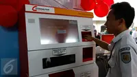 KAI Luncurkan Mesin Pembelian Tiket Mandiri