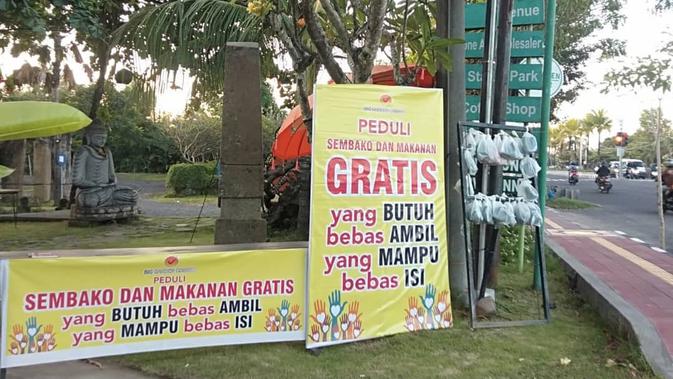Tempat Rekreasi di Bali Bagi-Bagi Sembako dan Makanan Gratis Saat PPKM Darurat - Vimarsana News