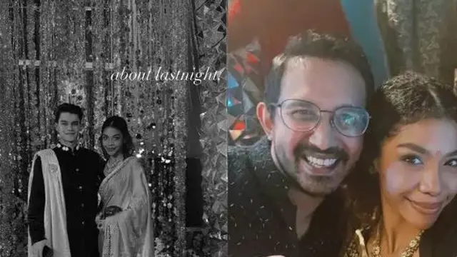 6 Potret Selebriti Hadiri Acara Diwali, Nikita Willy Tampil Serasi dengan Suami