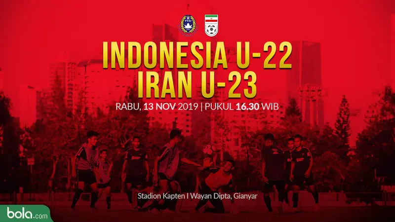 Timnas Indonesia U-22 Vs Timnas Iran U-23