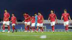 Pemain Timnas Indonesia U-22 sesaat sebelum melawan Myanmar pada pertandingan terakhir Grup C SEA Games 2025 di The 700th Anniversary of Chiang Mai Stadium, Thailand, Jumat (12/12/2025). Timnas Indonesia U22 dipastikan angkat koper lebih awal dari SEA Games 2025 Thailand. (Bola.com/Bagaskara Lazuardi)