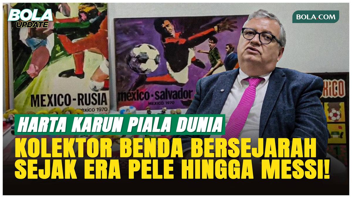 55 Tahun Koleksi Memorabilia Piala Dunia, Kisah Javier Lopez dari Tahun 1970