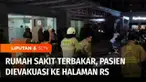 Kebakaran terjadi di Rumah Sakit Harapan Bunda di kawasan Ciracas, Jakarta Timur, Kamis malam. Kebakaran yang menimbulkan asap tebal membuat sejumlah pasien terpaksa dievakuasi ke halaman rumah sakit dan mobil ambulans.
