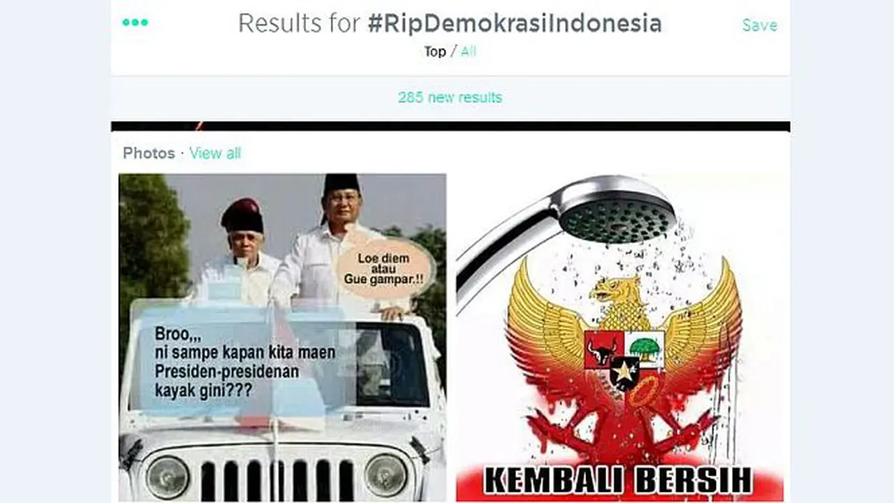 Pasca Putusan MK, #RIPDemokrasi Berkumandang di Twitter
