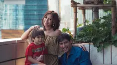 Meski belum menjadi pasangan suami istri, namun nyatanya El Barack Alexander, putra dari Jessica Iskandar sudah menganggap Richard Kyle sebagai ayahnya. (Liputan6.com/IG/@richo_kyle)