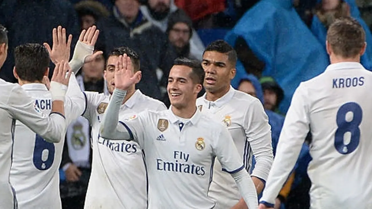 Lucas Vazquez dan pemain Real Madrid. (c) ist