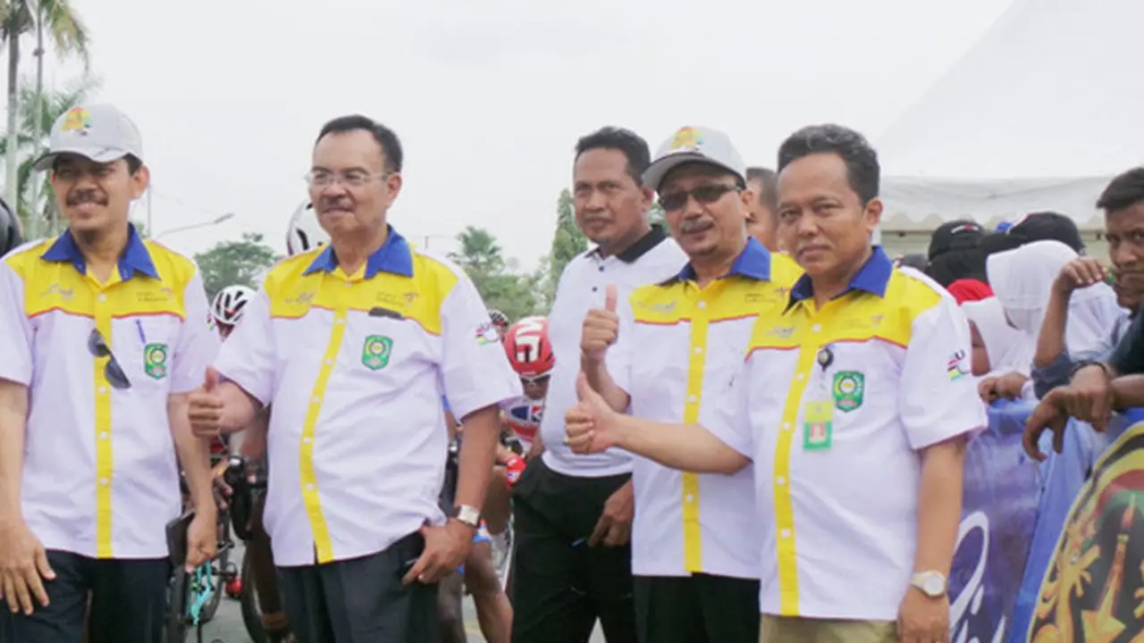 Tour de Siak Etape 2 Sukses Digelar, Wabup Siak Bangga dengan Pebalap Lokal