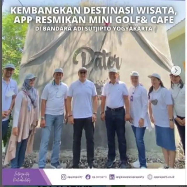 Jadi Destinasi Wisata, Bandara Adisutjipto Yogyakarta Kini Punya Mini Golf dan Kafe