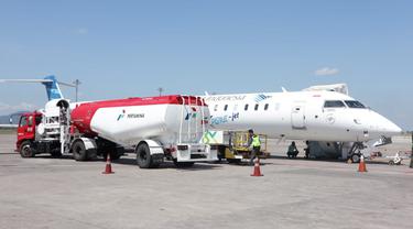 PT Pertamina (Persero) Marekting Operation Region (MOR) VII memastikan stok dan distribusi avtur sangat aman dan lancar.