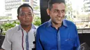 Nazaruddin mengaku dipriksa terkait Alex Noerdin yang diduga menerima fee sebesar 2,5 persen dari PT Duta Graha Indah, Jakarta, Selasa (8/10/2014) (Liputan6.com/Miftahul Hayat)