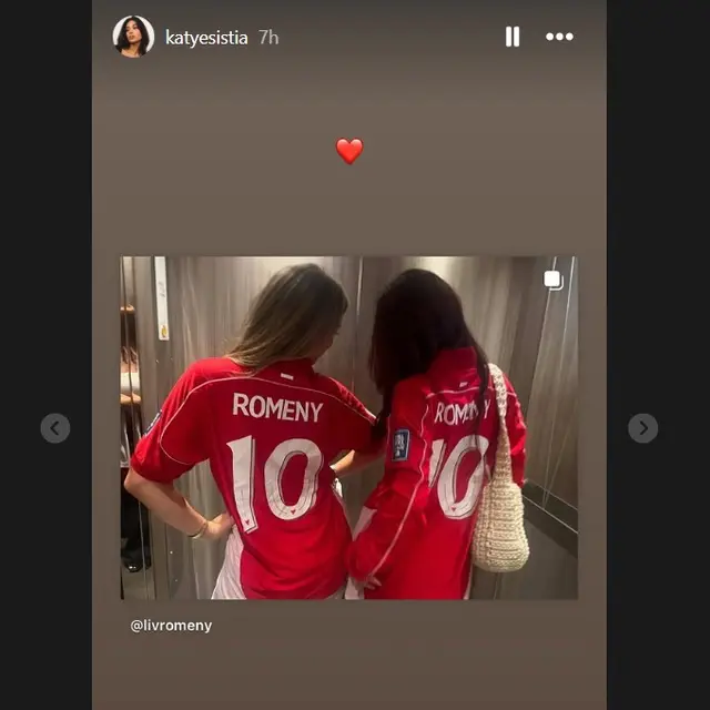 Sosok Katy Esistia Kekasih Ole Romeny yang Tonton Langsung Laga Timnas Indonesia vs Bahrain di GBK