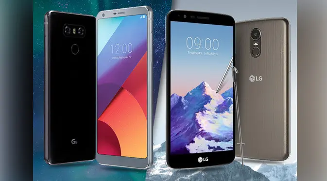 Smartphone LG terbaru.
