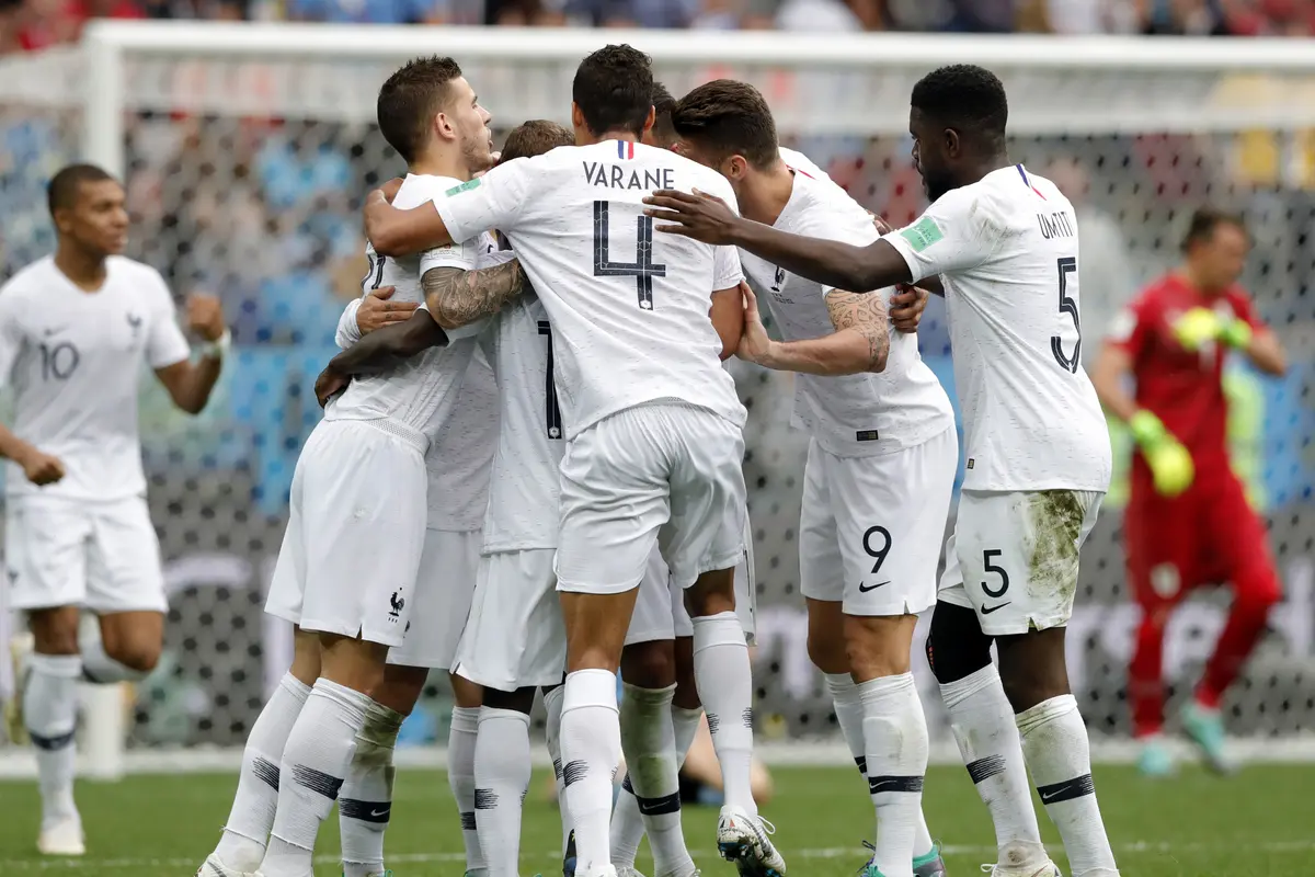 FOTO: Singkirkan Uruguay, Prancis Melangkah ke Semifinal
