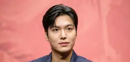 Gelar Fan Meeting di Indonesia, Lee Min Ho Penasaran Pengin Coba Seblak.&nbsp; (ANTHONY WALLACE / AFP)