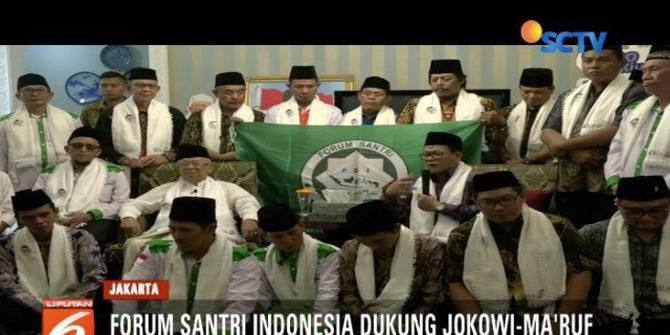 Forum Santri Indonesia Dukung Jokowi-Ma'ruf di Pilpres 2019