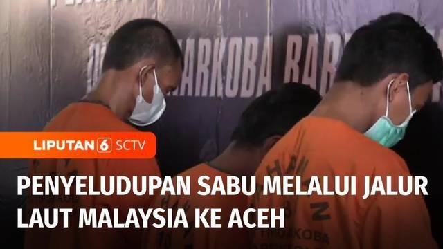 Direktorat Tindak Pidana Narkoba Bareskrim Polri mengungkap kasus penyelundupan narkotika jenis sabu melalui jalur laut dari Malaysia menuju Aceh. Sebanyak 50 kilogram sabu disita dari tiga orang tersangka, yang dua di antaranya adalah ayah dan anak.