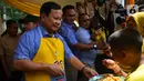 Prabowo mengatakan dirinya hanya bisa memasak nasi goreng. Namun, dia menuturkan nasi goreng buatannya memiliki rasa yang enak. (merdeka.com/Arie Basuki)