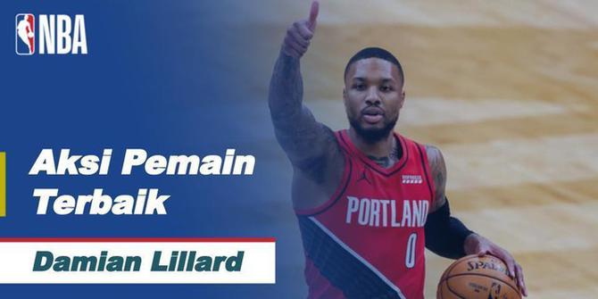 VIDEO: Aksi-Aksi Terbaik dari Bintang Portland Trail Blazers, Damian Lillard di NBA Hari Ini